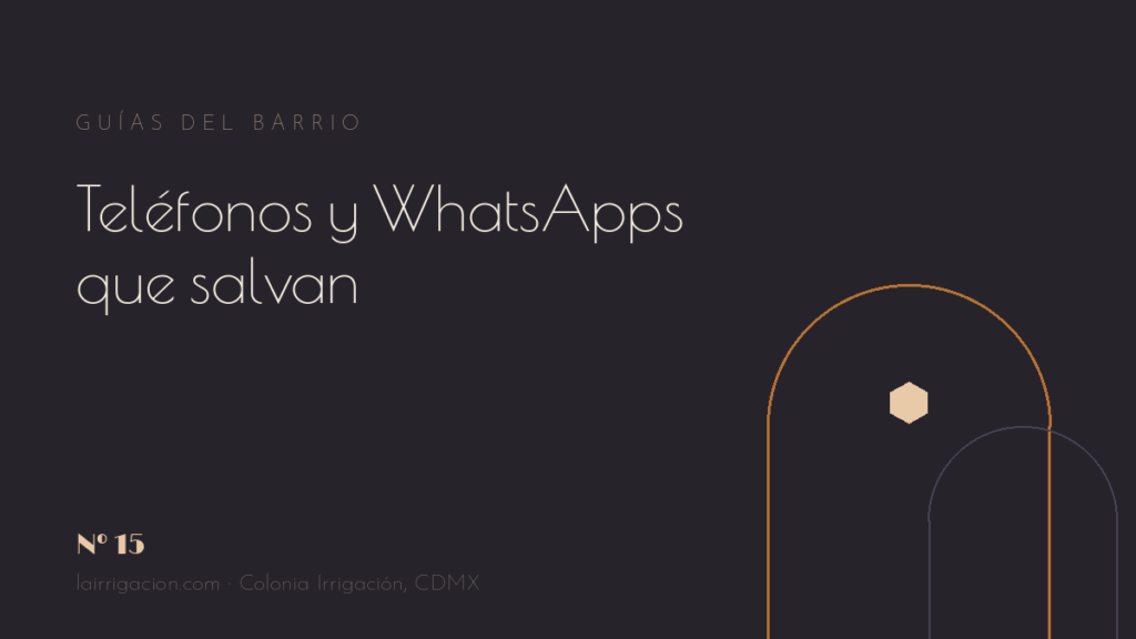 Teléfonos y WhatsApps que salvan: la lista de emergencia del vecino