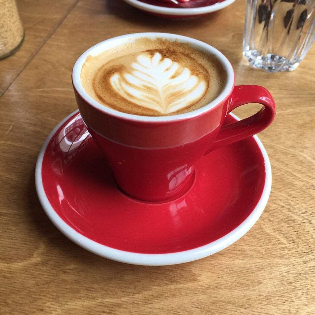 Café con latte art
