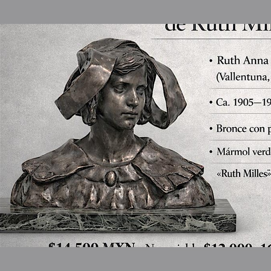 Busto en bronce de Ruth Milles